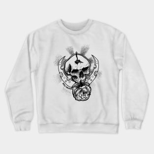 Skull Art Design, Karma fucks everyone Crewneck Sweatshirt